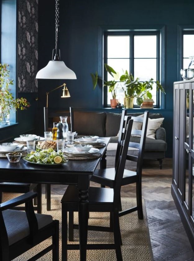 salle à Manger Bleu Saphir