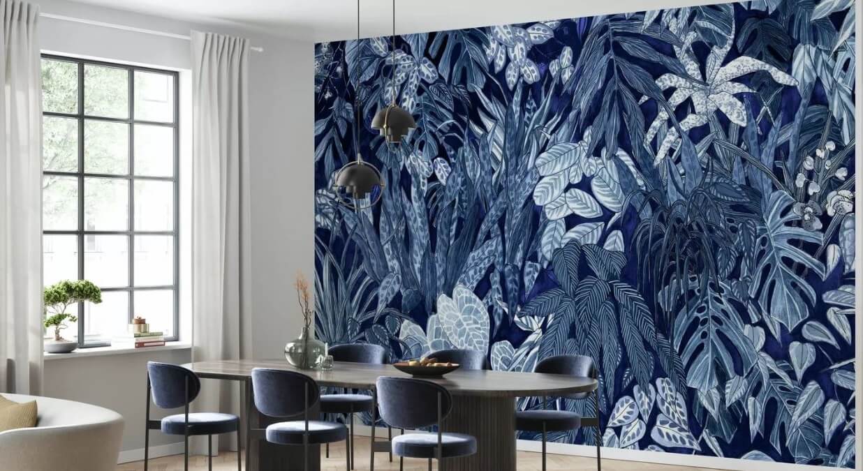 papier Salle à Manger Saphir