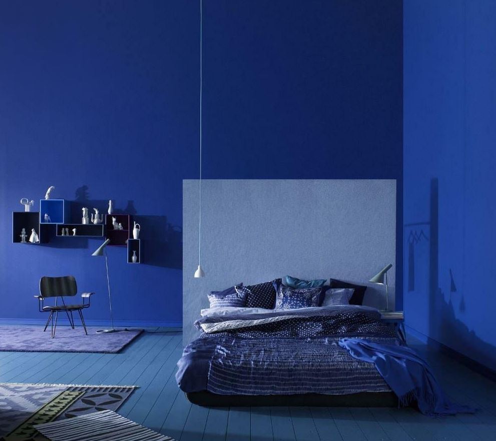 chambre Ambiance Bleu électrique