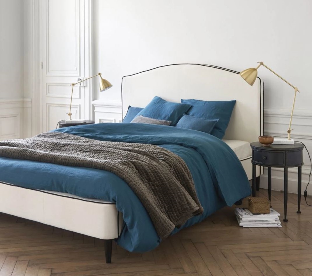 chambre Bleu Note Bleu Paon