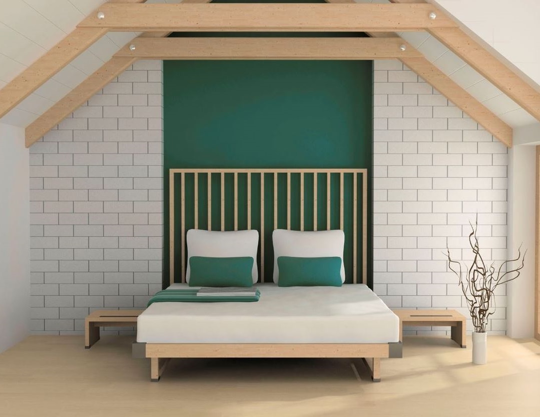 chambre Vert émeraude