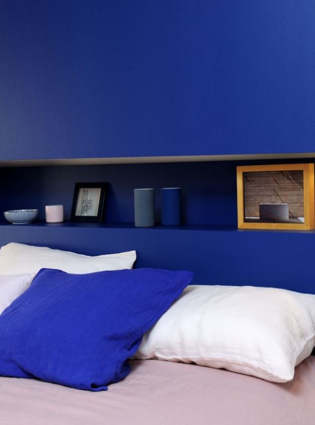 chambre Ambiance Bleu Majorelle Et Rose