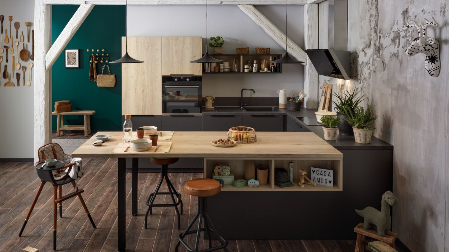cuisine En Bois Clair