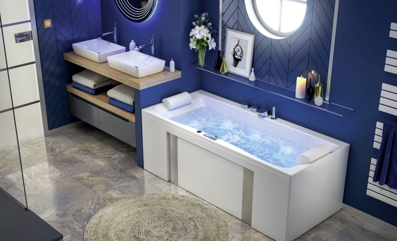salle De Bain Bleu Saphir