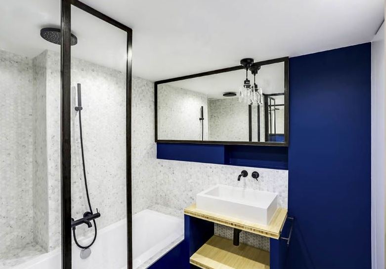bleu électrique Salle De Bain