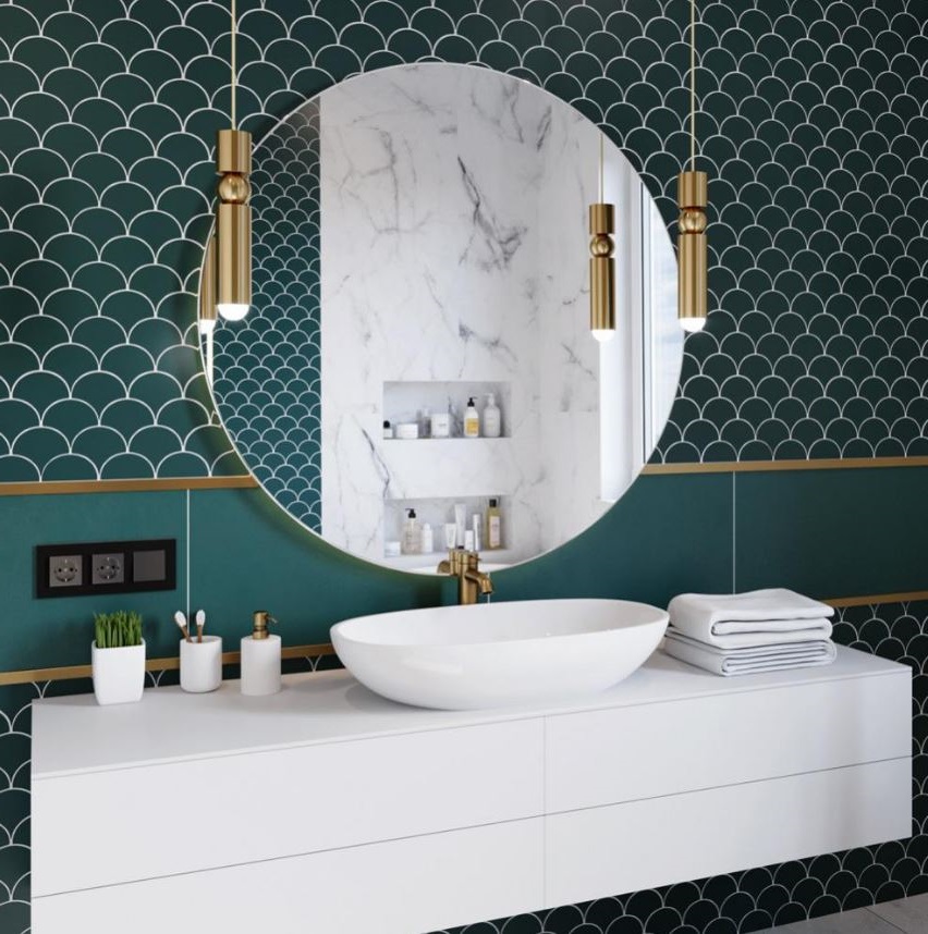 salle De Bain Vert émeraude