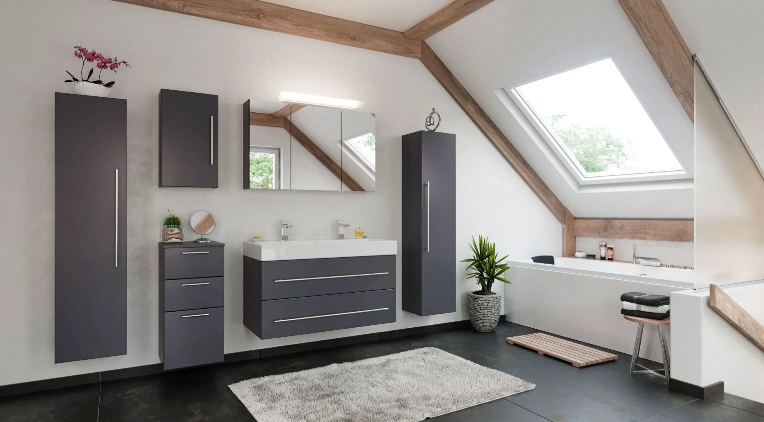 meuble Et Sol Gris Anthracite