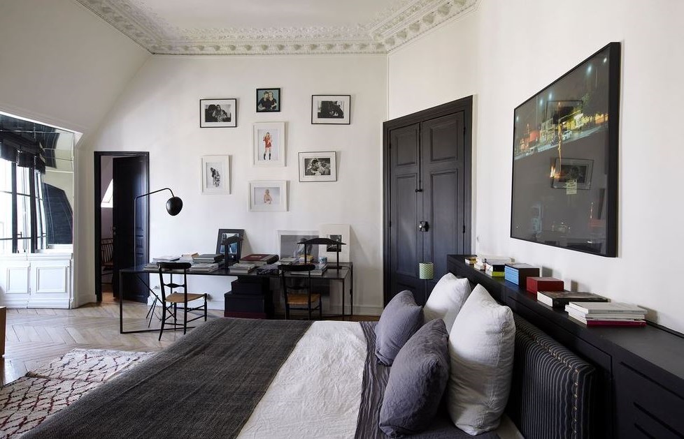 Anthracite Et Blanc Maison