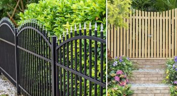 Cloture Jardin En Fer Et En Bois